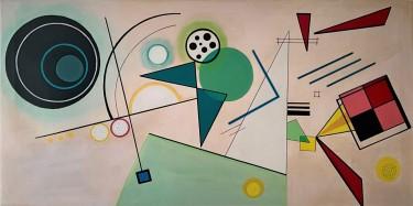 Kompozicija VIII  Vasilij Kandinski, autor Zorica Mihajlović