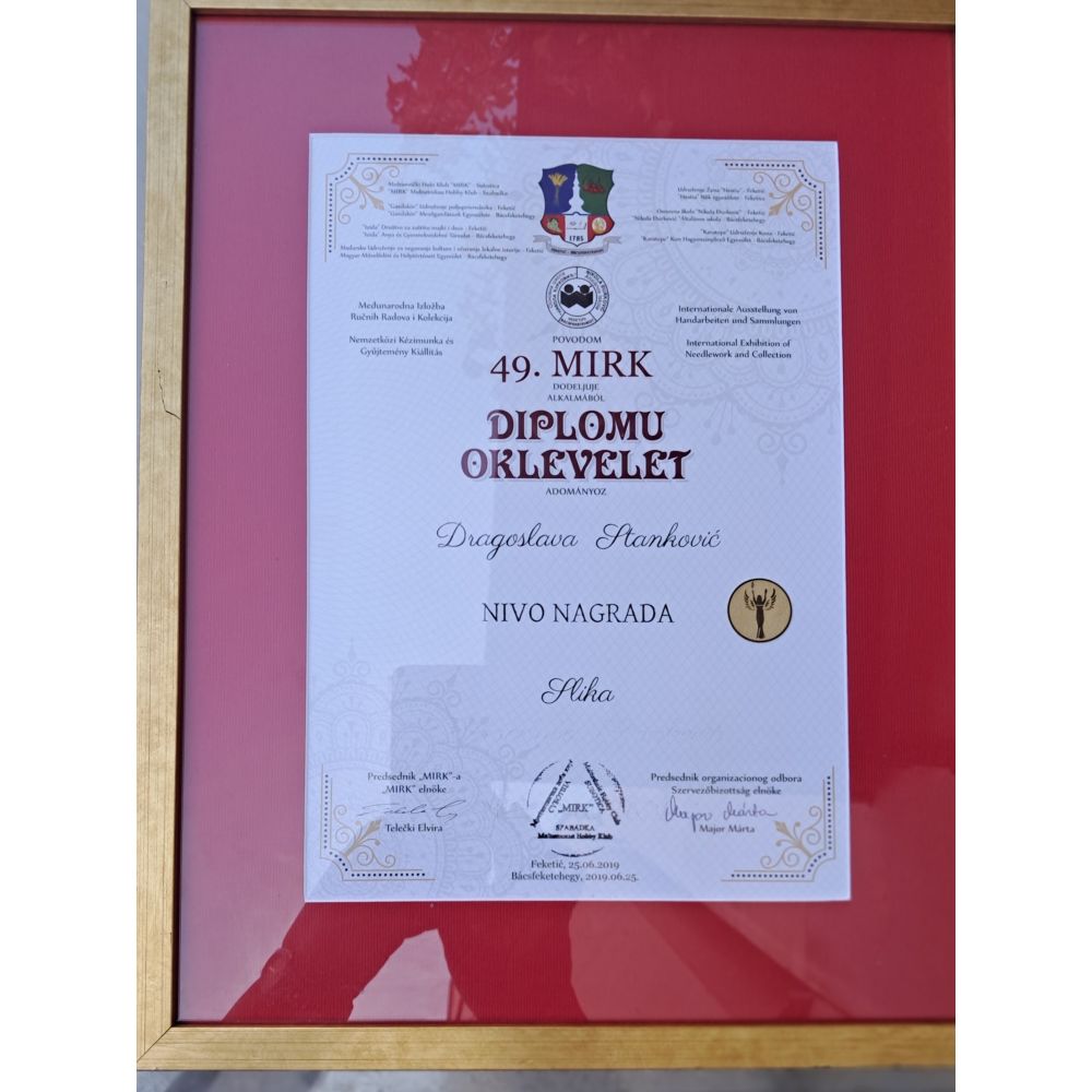 Nivo nagrada za umetničku sliku