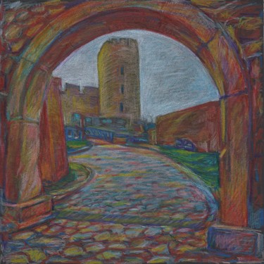 Pogled kroz Zindan kapiju, Kalemegdan, autor Alina Gadomski Todorović