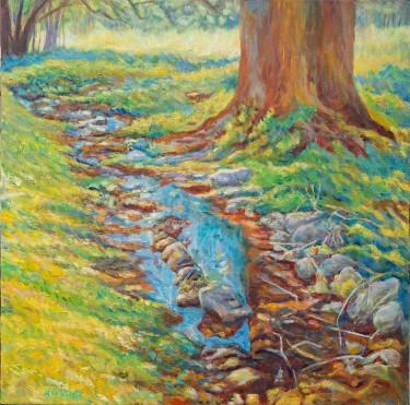 Pejzaž, Etida br 4, autor Alina Gadomski Todorović