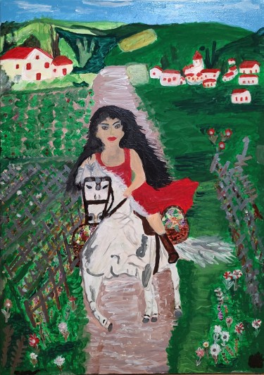 Devojka na konju, autor iilart