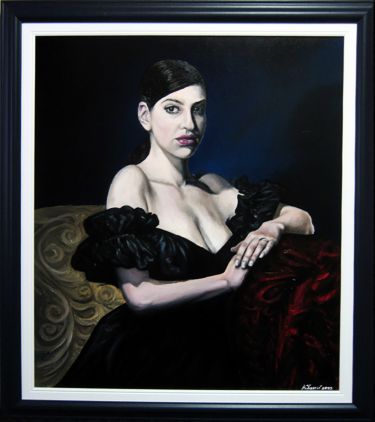 PORTRET NEPOZNATE DEVOJKE, autor Aleksandar Krstić